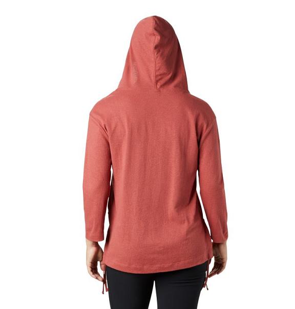 Columbia Summer Chill Hoodies Red For Women's NZ29716 New Zealand